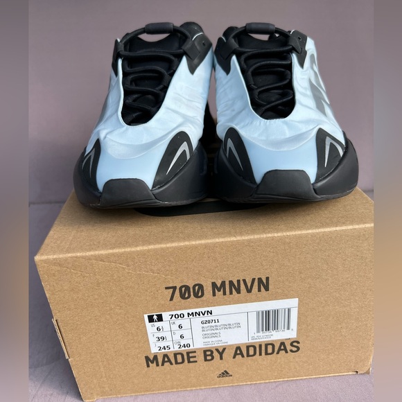 Adidas YEEZY Boost 700 MNVN "Blue Tint" Colorway Unisex Reflective Sneakers - Picture 5 of 12